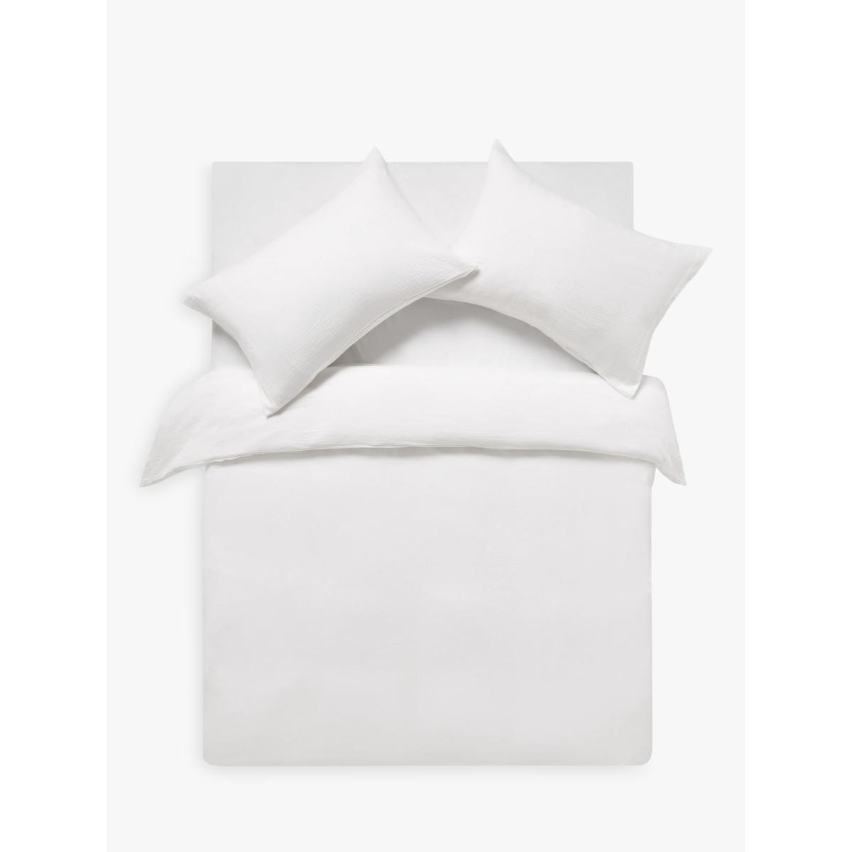 John Lewis 200 Thread Count Cotton Muslin Gauze Duvet Cover Set – image 2