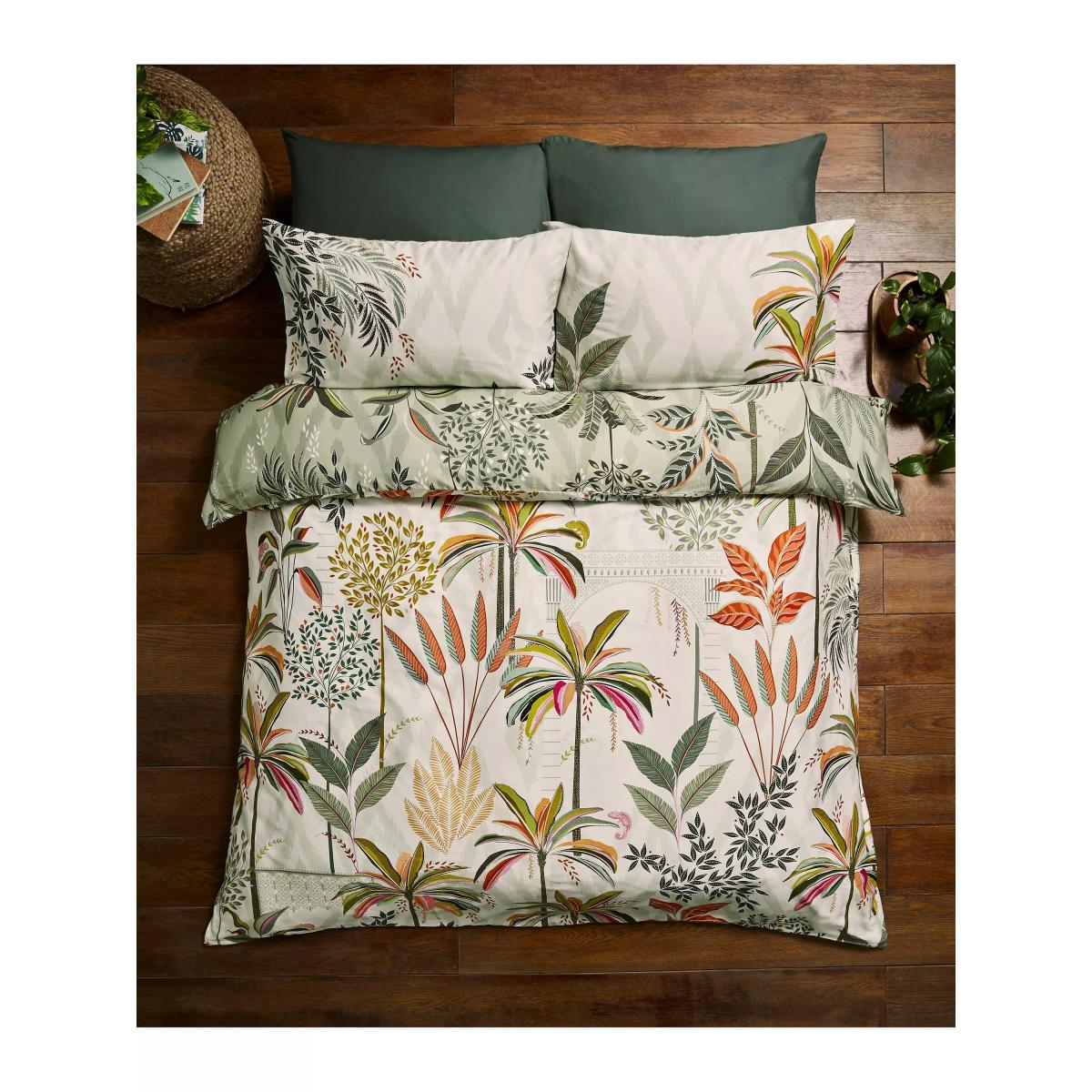 Sara Miller Palm Garden Reversible Duvet Cover Set – image 3