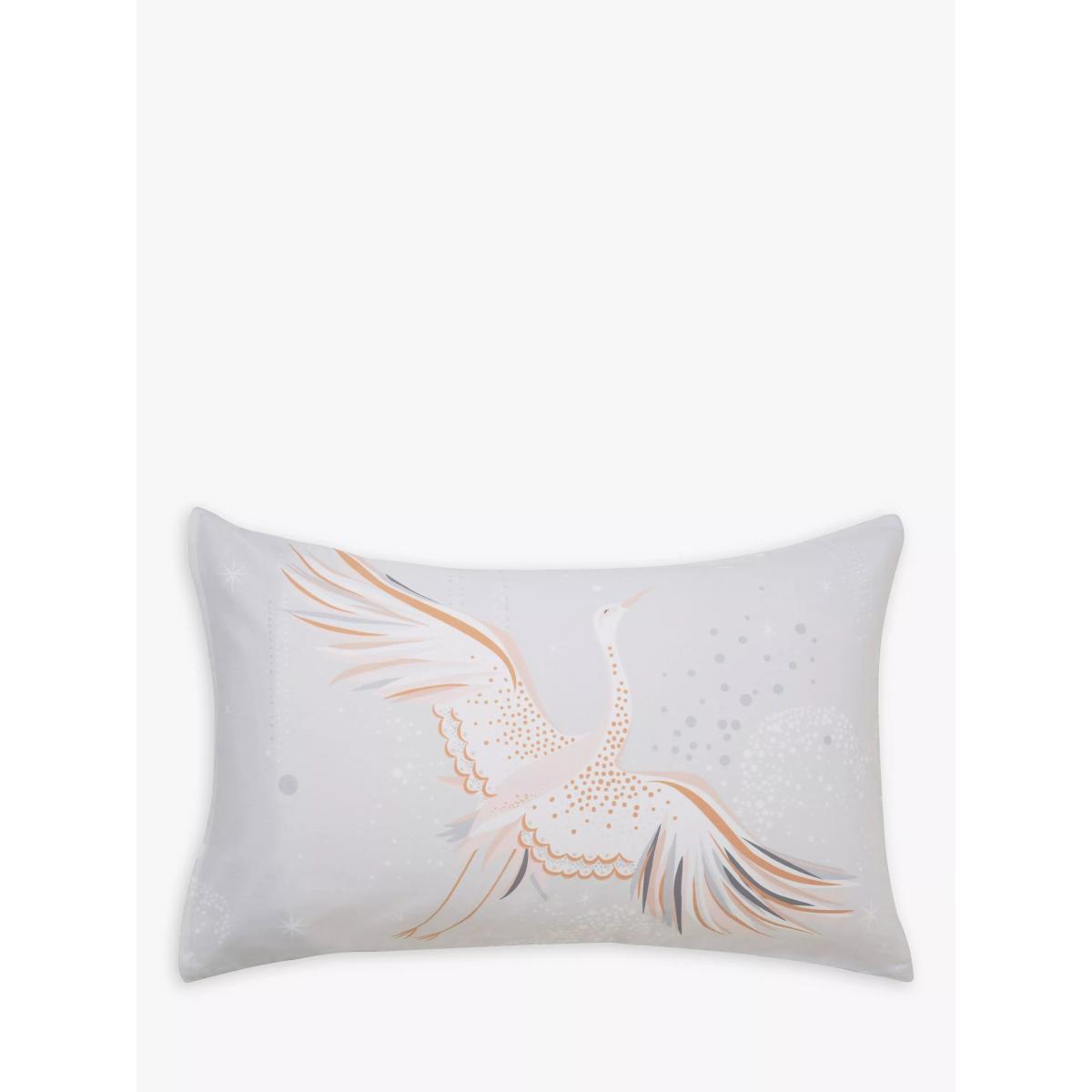 Sara Miller Flying Cranes Reversible Duvet Cover Set – image 11