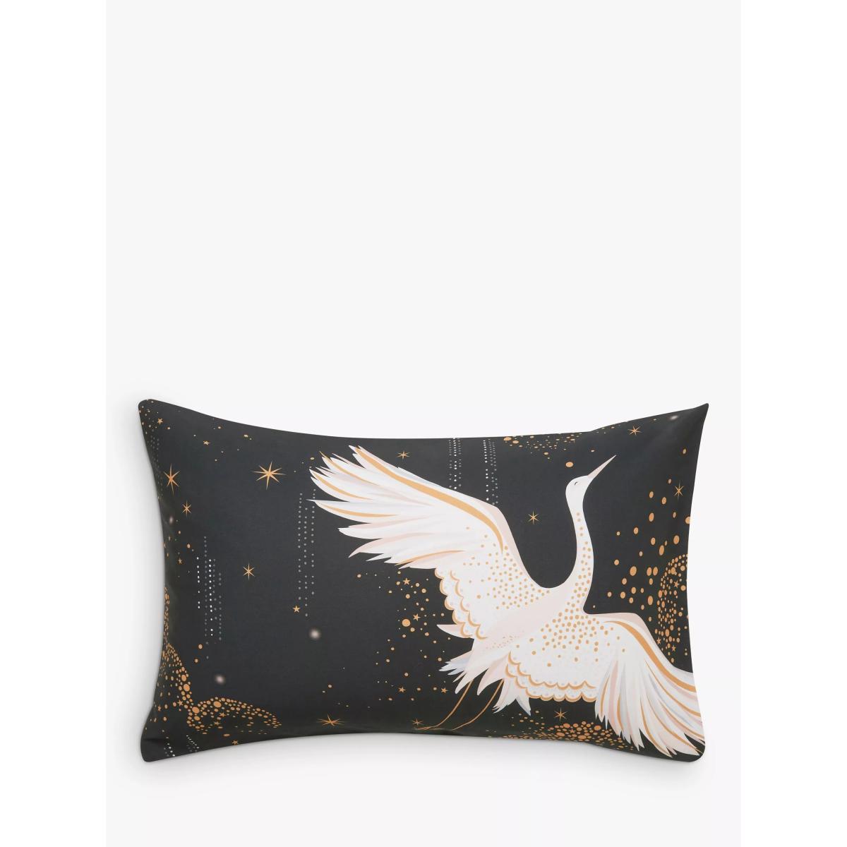 Sara Miller Flying Cranes Reversible Duvet Cover Set – image 10