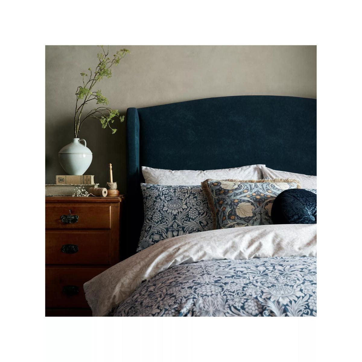 William Morris At Home Sunflower Duvet Cover Set, Blue Ink – image 3