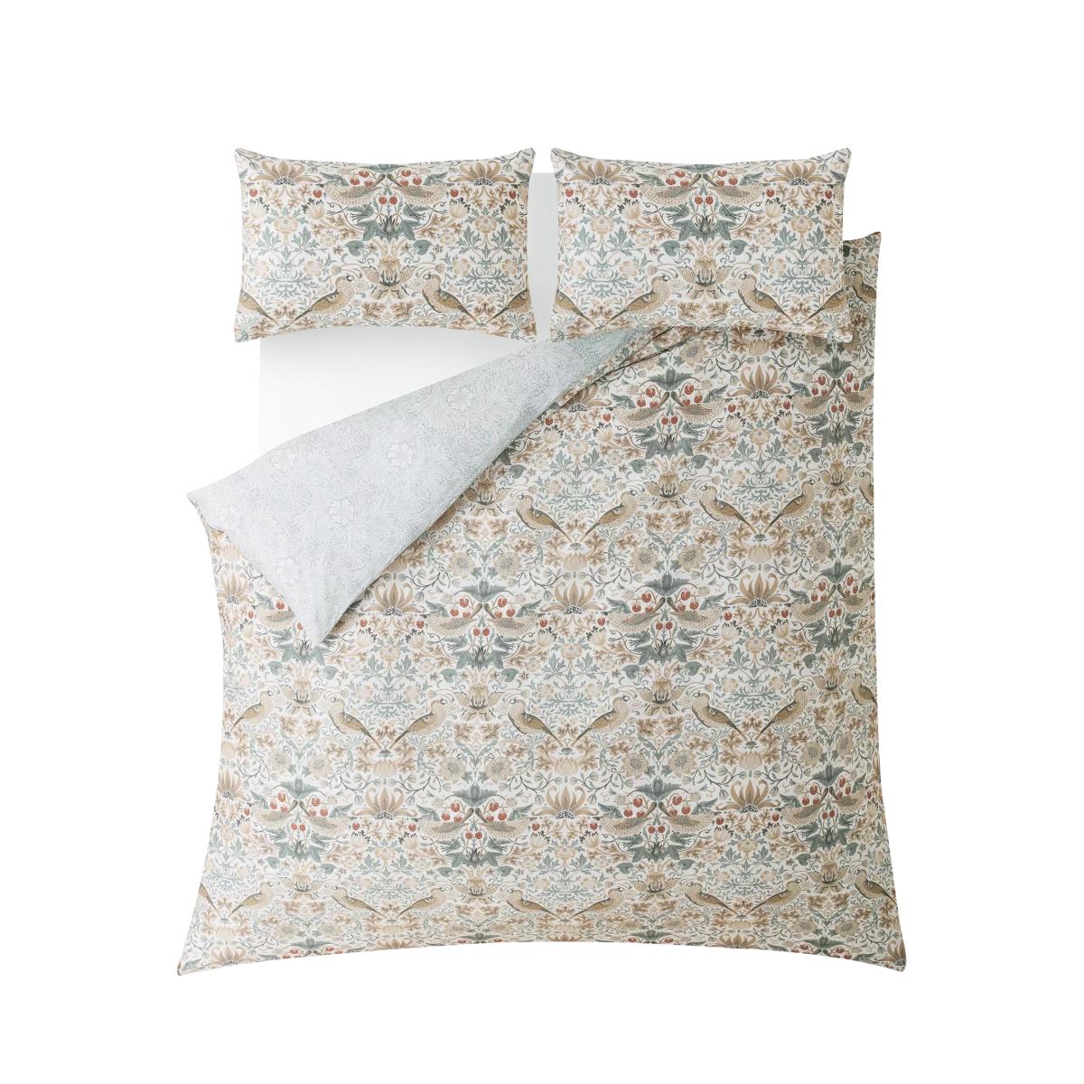 William Morris At Home Strawberry Thief Duvet Cover Set – image 5