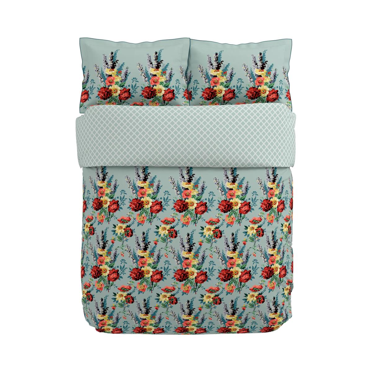 V&A Botanical Harmony Duvet Cover Set, Blue Teal – image 4