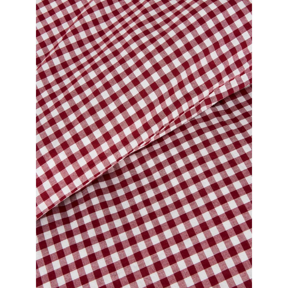 John Lewis Gingham Duvet Cover Set, Red Berry – image 3