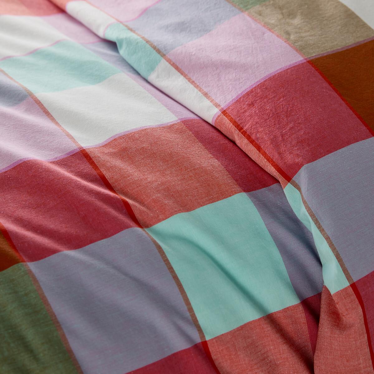 Alastar Checked 100% Washed Cotton Duvet Cover – image 3
