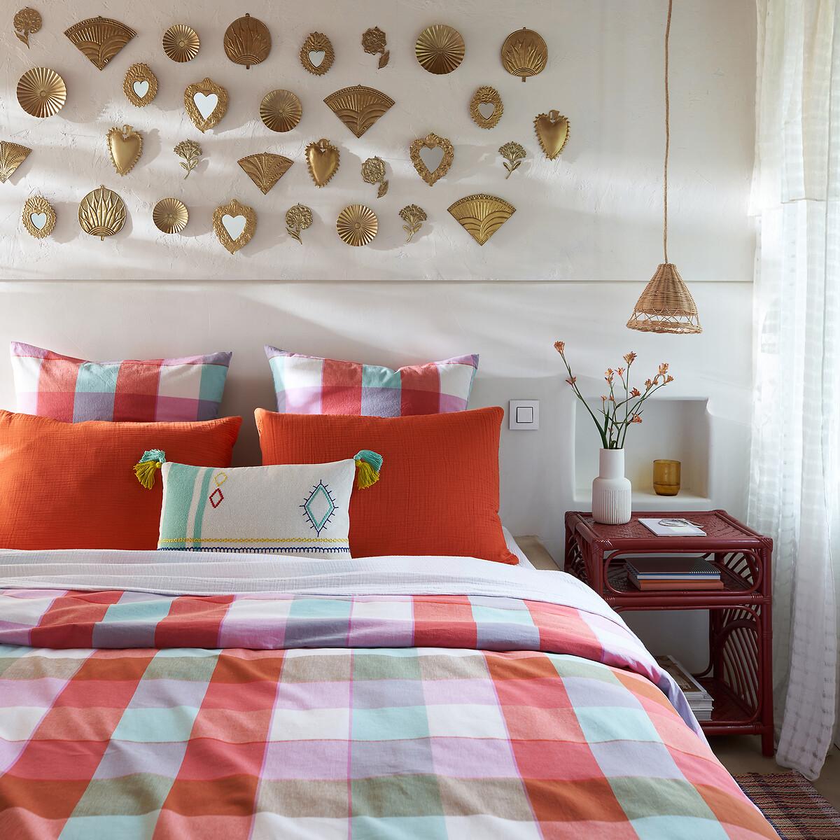 Alastar Checked 100% Washed Cotton Duvet Cover – image 5