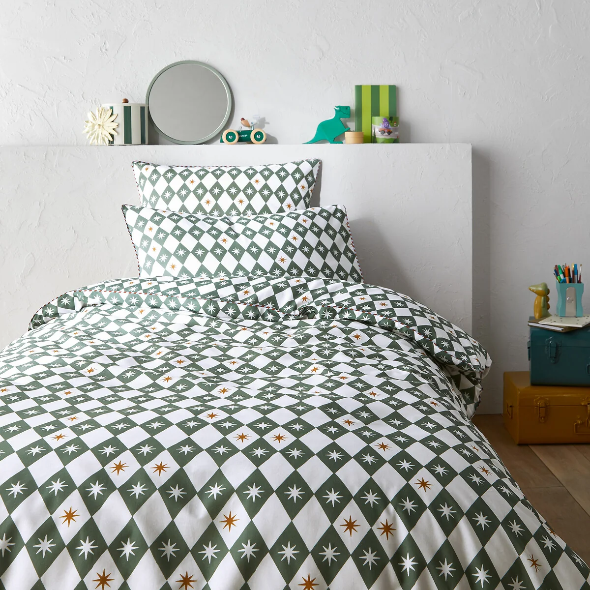 Ernesto Graphic 50% Recycled Cotton Duvet Cover – image 2