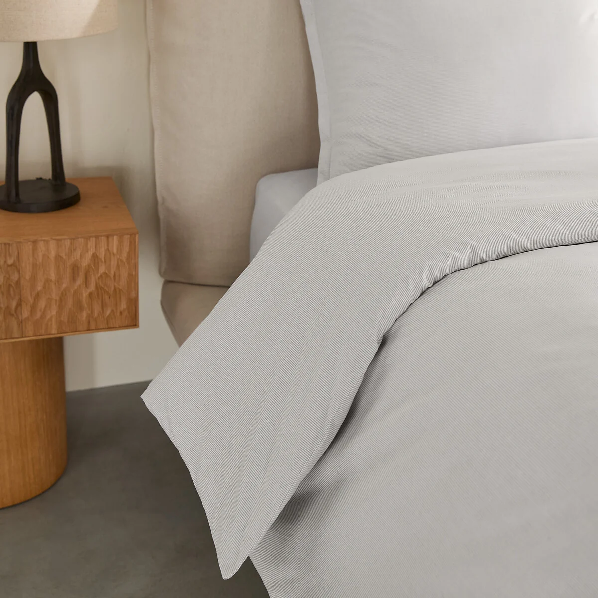 Sabbal Washed Cotton Percale 300 Thread Count Duvet Cover – image 5