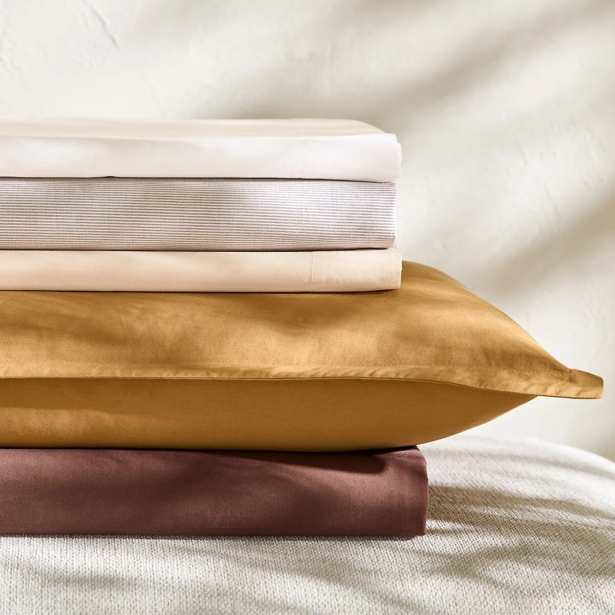 Sabbal Washed Cotton Percale 300 Thread Count Duvet Cover – image 6