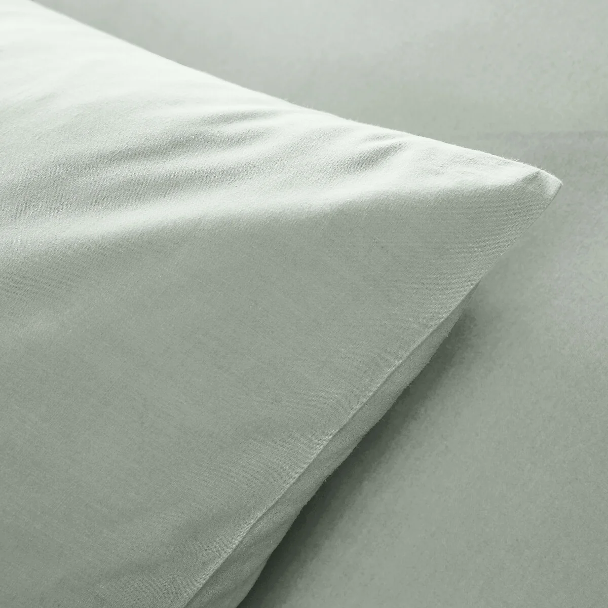 Plain 100% Organic Cotton Percale 200 Thread Count Duvet Cover – image 4