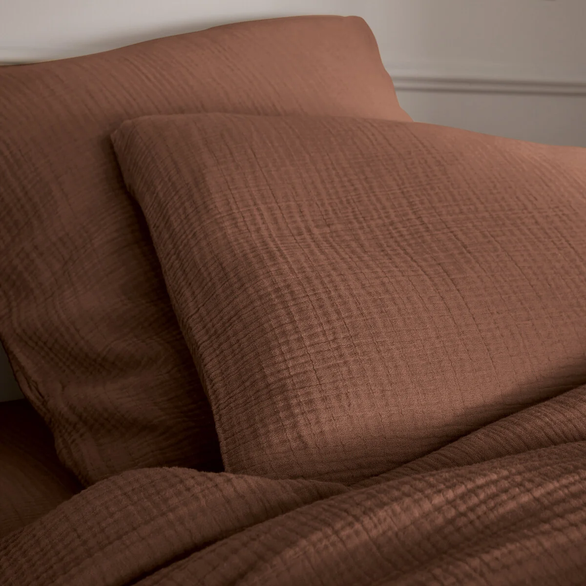 Yafa Organic Cotton Muslin 200 Thread Count Duvet Cover – image 3