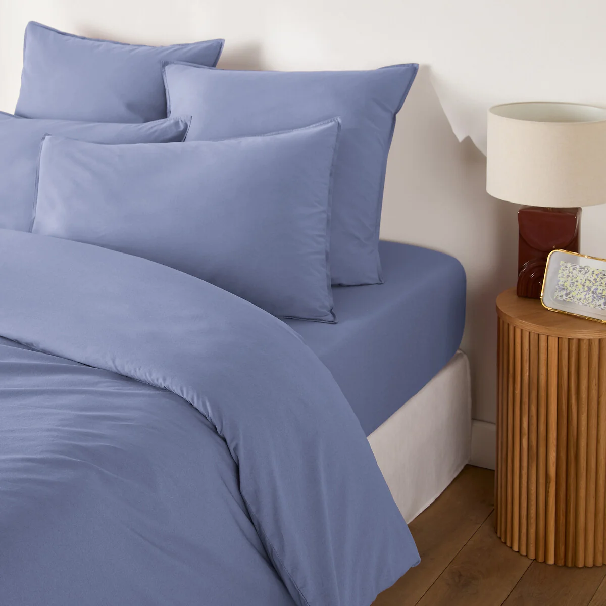 Scenario Plain 100% Washed Cotton Duvet Cover – image 2