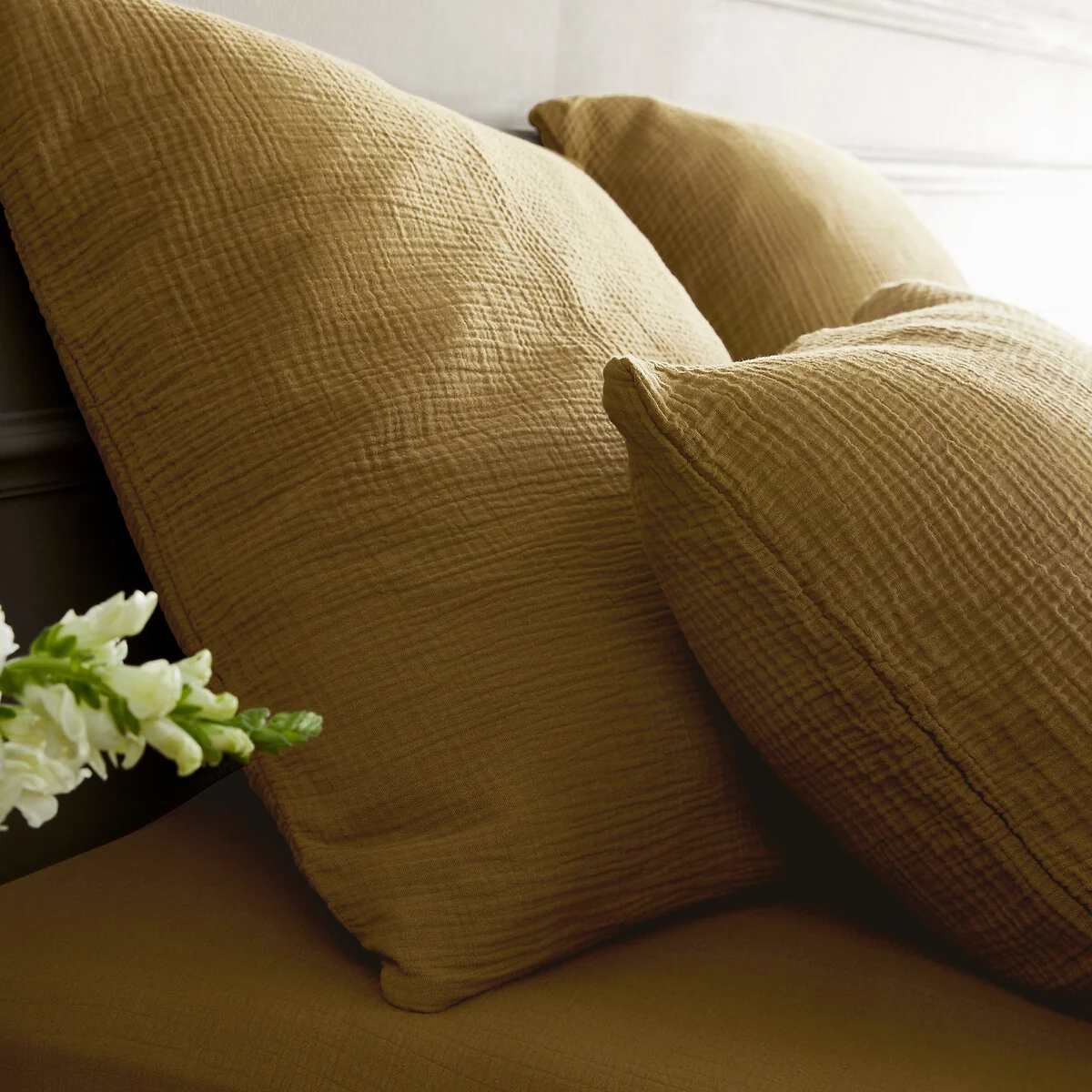 Yafa 100% Organic Cotton Muslin 200 Thread Count Duvet Cover – image 4