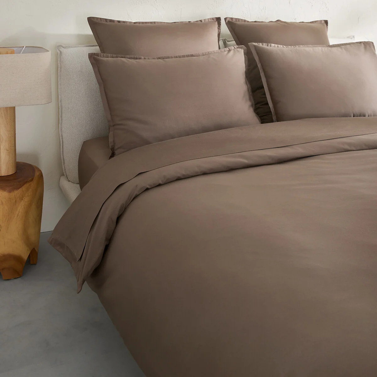 Saria Washed Cotton Sateen Duvet Cover – image 3