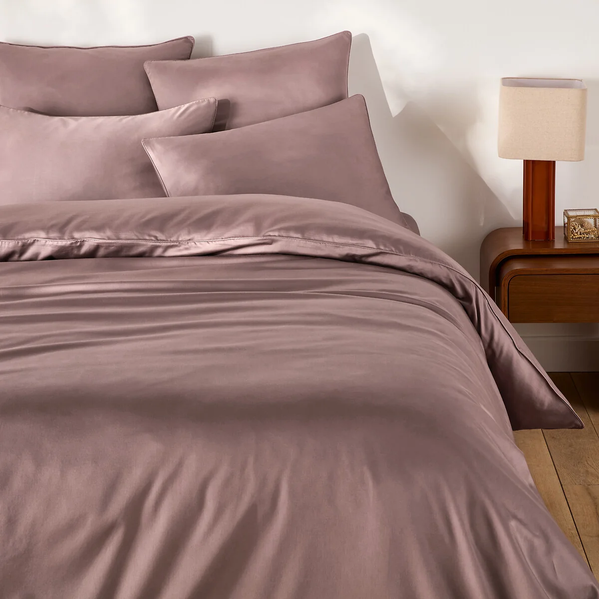 Opale Cotton Satin 350 Thread Count Duvet Cover – image 3