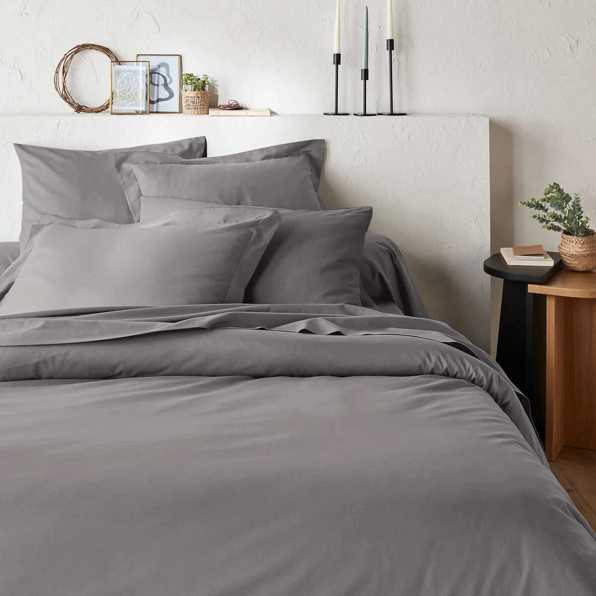 Scenario Plain 100% Organic Cotton Duvet Cover – image 1