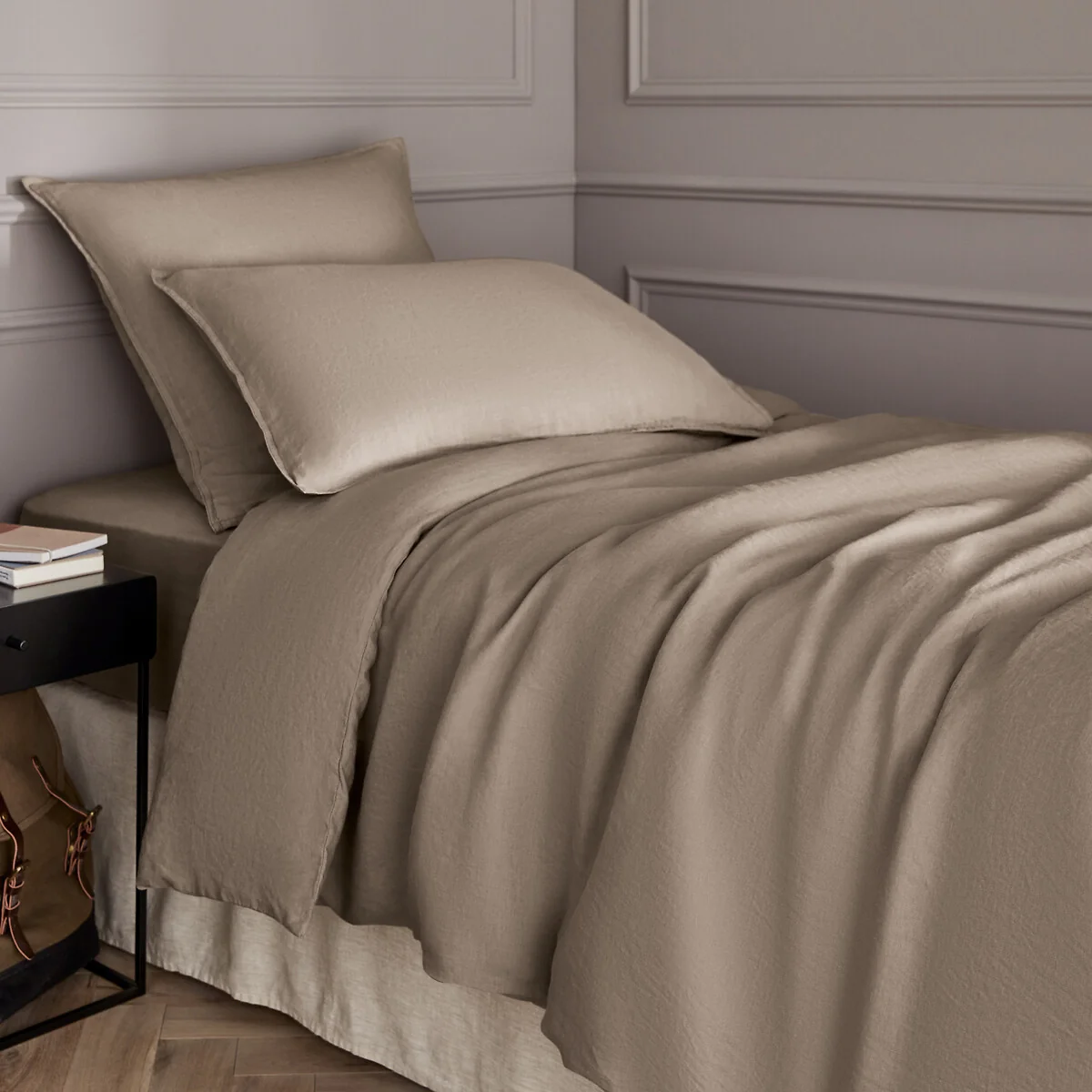 Elina 100% Washed Linen Duvet Cover – image 1