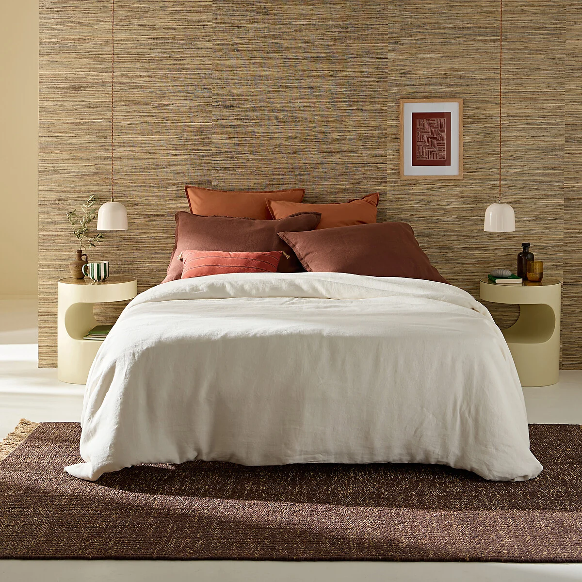 Linot Plain 100% Washed Linen Duvet Cover – image 2