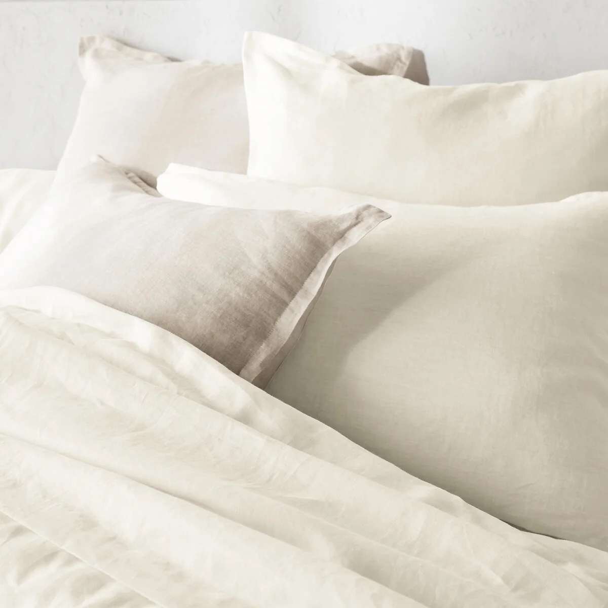 Linot Plain 100% Washed Linen Duvet Cover – image 3