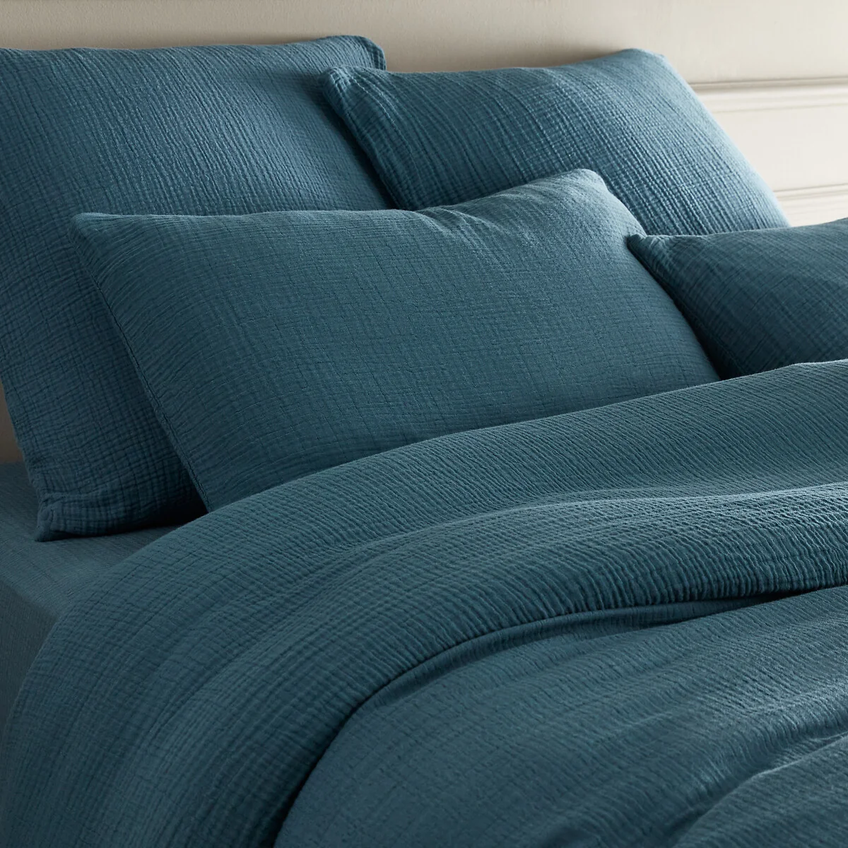 Yafa 100% Organic Cotton Muslin 200 Thread Count Duvet Cover – image 3