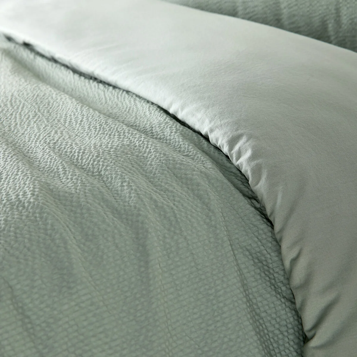Seersucker Washed Cotton Duvet Cover – image 5