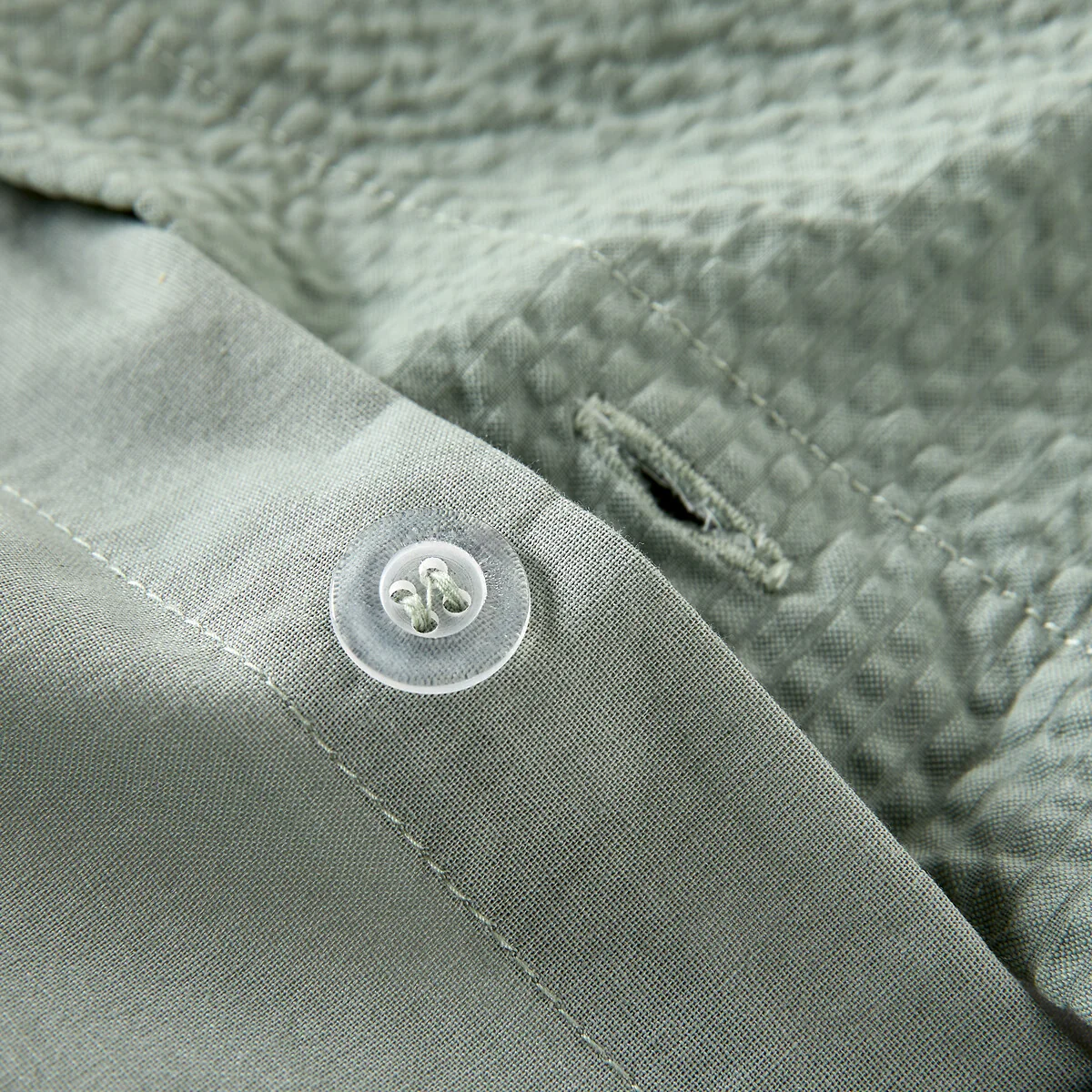 Seersucker Washed Cotton Duvet Cover – image 6
