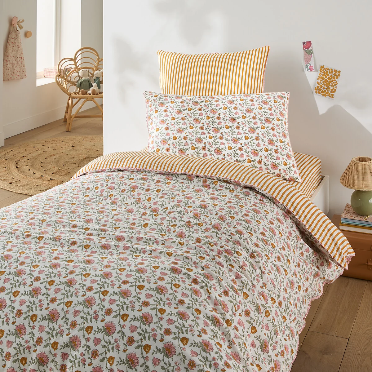 Yassia Washed Cotton Duvet Cover – image 2