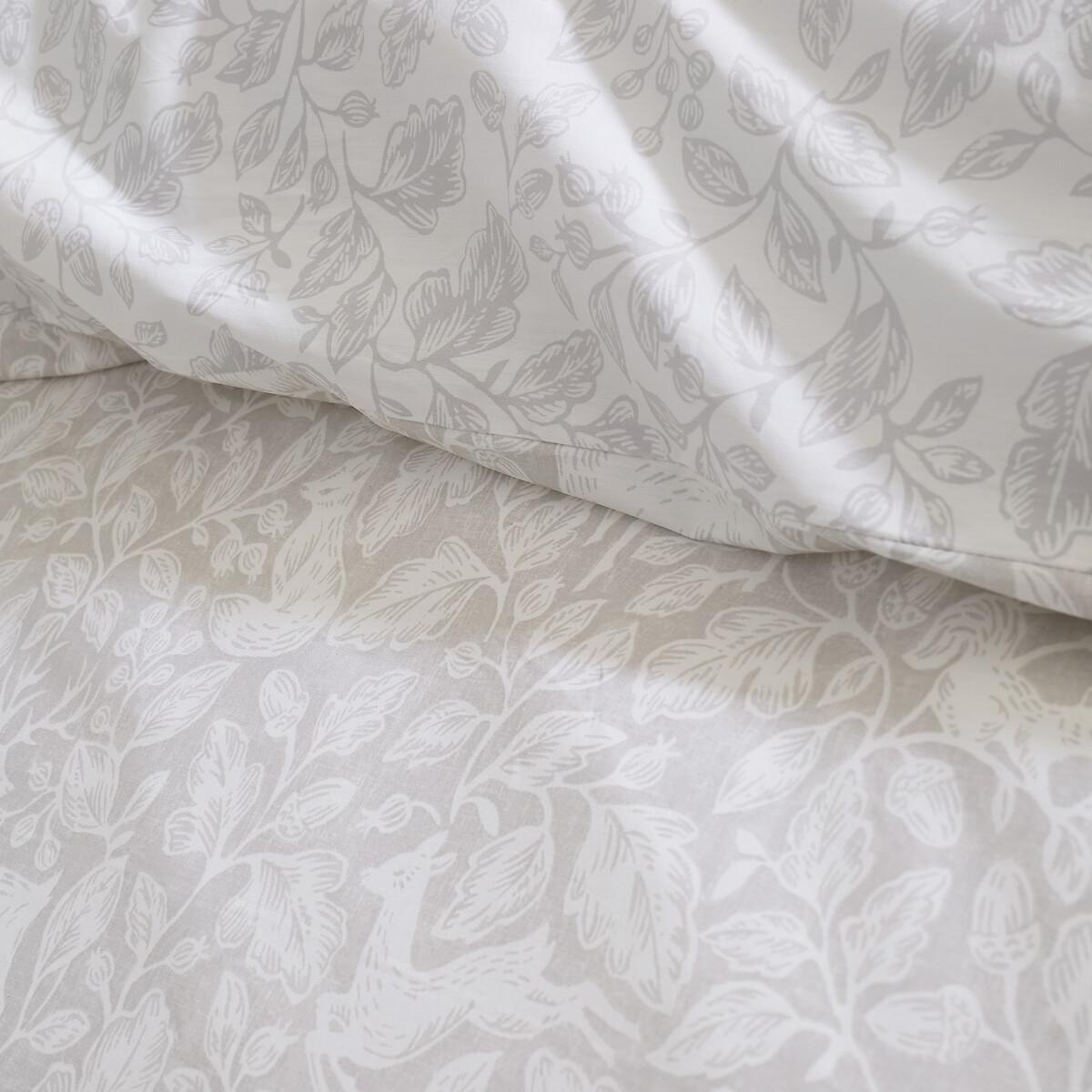 Woodland 200 Thread Count Cotton Reversible Duvet Cover Set – image 5
