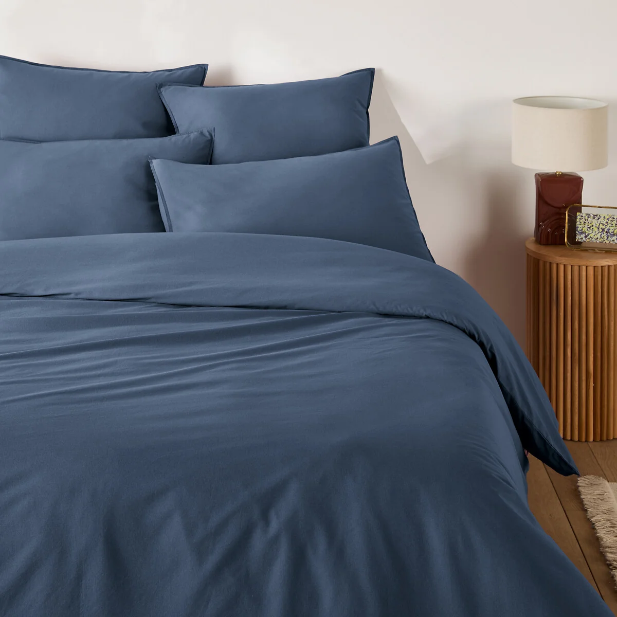 Scenario Plain 100% Washed Cotton Duvet Cover – image 5