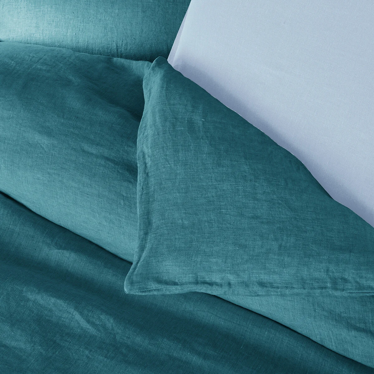 Linot Plain 100% Washed Linen Duvet Cover – image 2