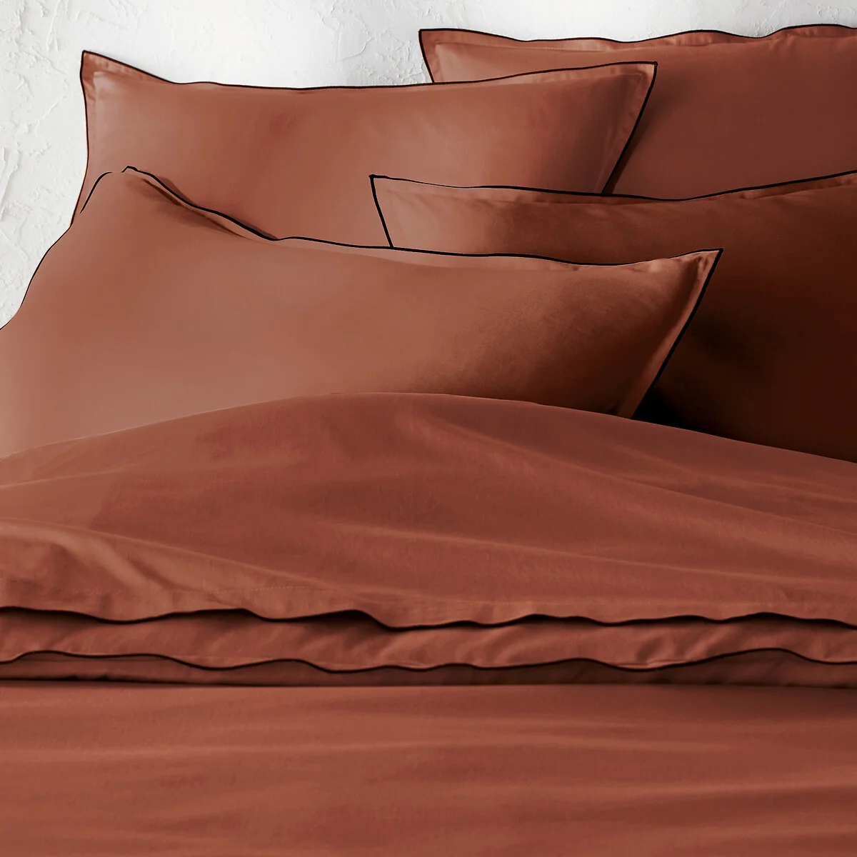 Victor Plain Washed Cotton Satin 300 Thread Count Duvet Cover – image 2