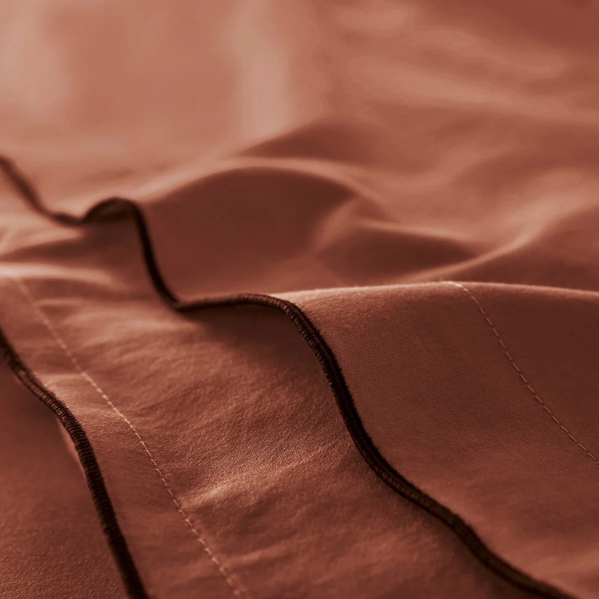 Victor Plain Washed Cotton Satin 300 Thread Count Duvet Cover – image 3