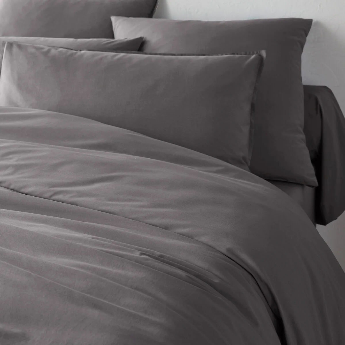 Scenario Plain Organic Cotton Percale Duvet Cover – image 1
