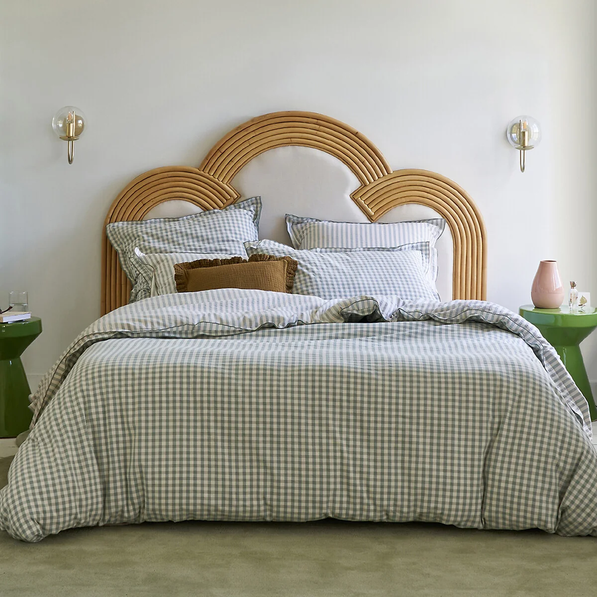 Maddy 100% Cotton Seersucker Duvet Cover – image 1