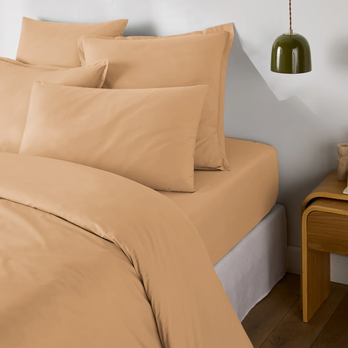 Scenario Cotton Percale 200 Thread Count Zip-Up Duvet Cover – image 2