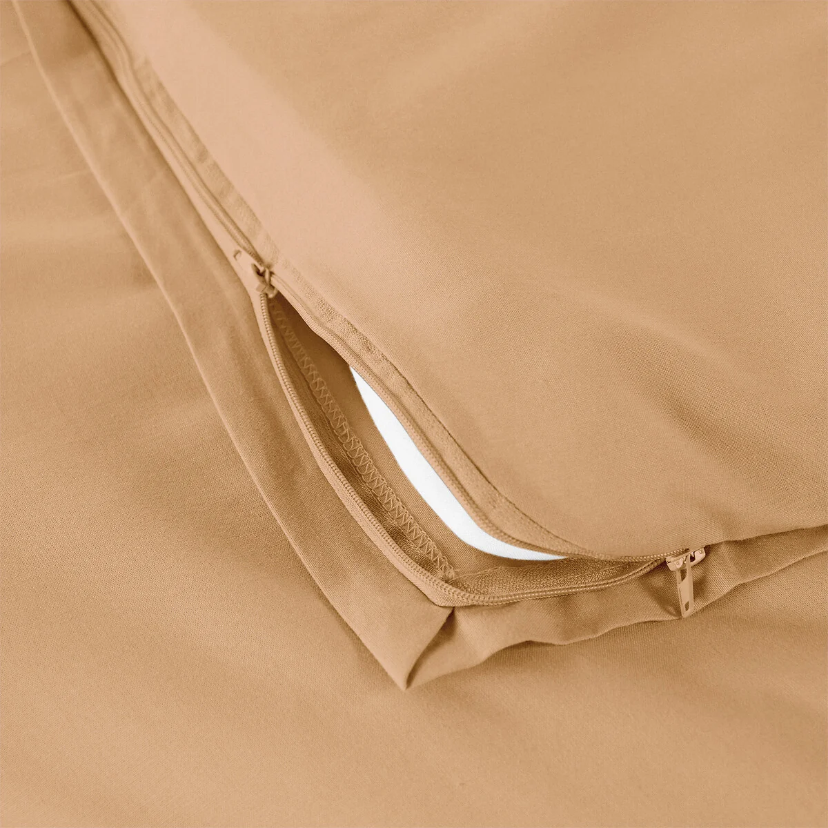 Scenario Cotton Percale 200 Thread Count Zip-Up Duvet Cover – image 5