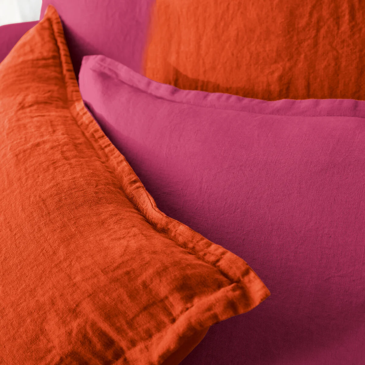 Linot Plain 100% Washed Linen Duvet Cover – image 3