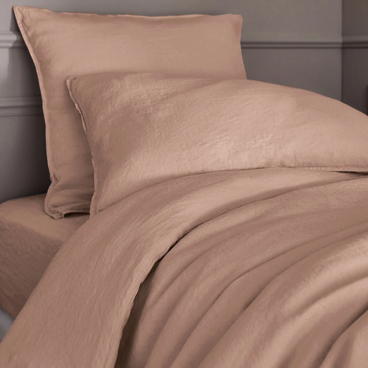 Elina 100% Washed Linen Duvet Cover – image 3