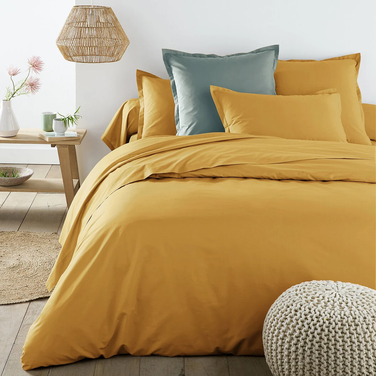 100% Cotton Percale 200 Thread Count Duvet Cover – image 1
