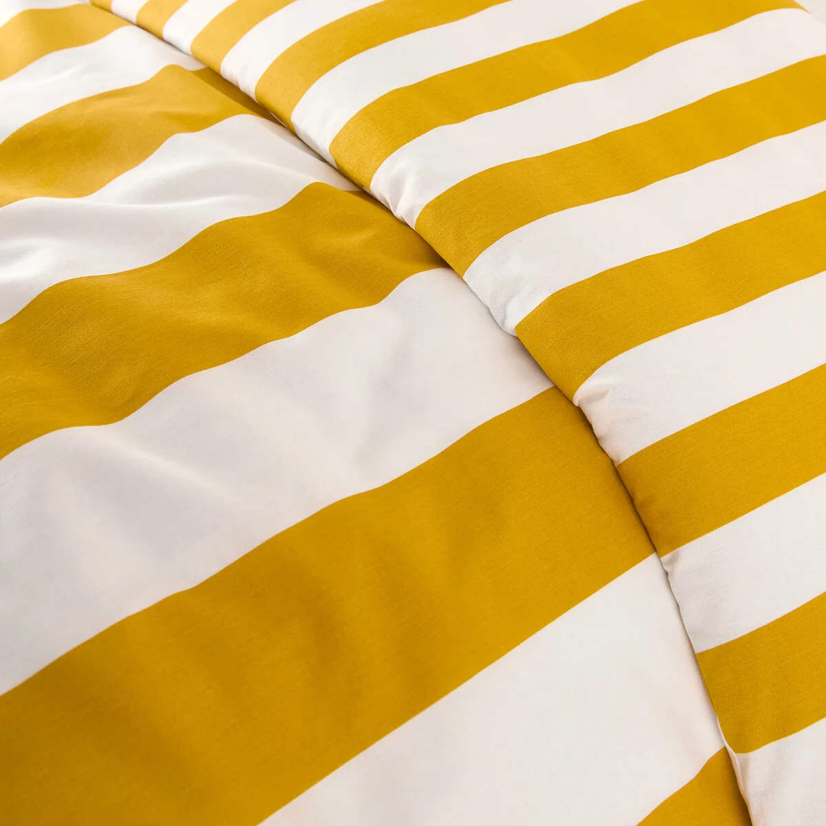 Hendaye Yellow Cotton Duvet Cover – image 3