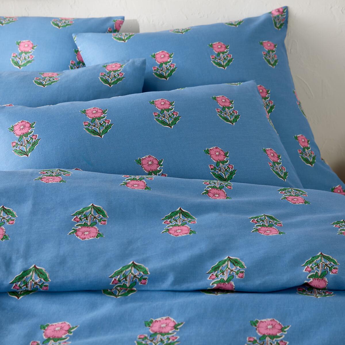Alanis Floral Washed Linen & Cotton Duvet Cover – image 2
