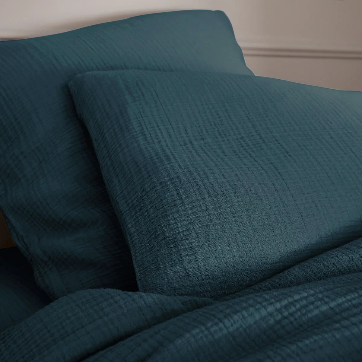 Yafa Organic Cotton Muslin 200 Thread Count Duvet Cover – image 3
