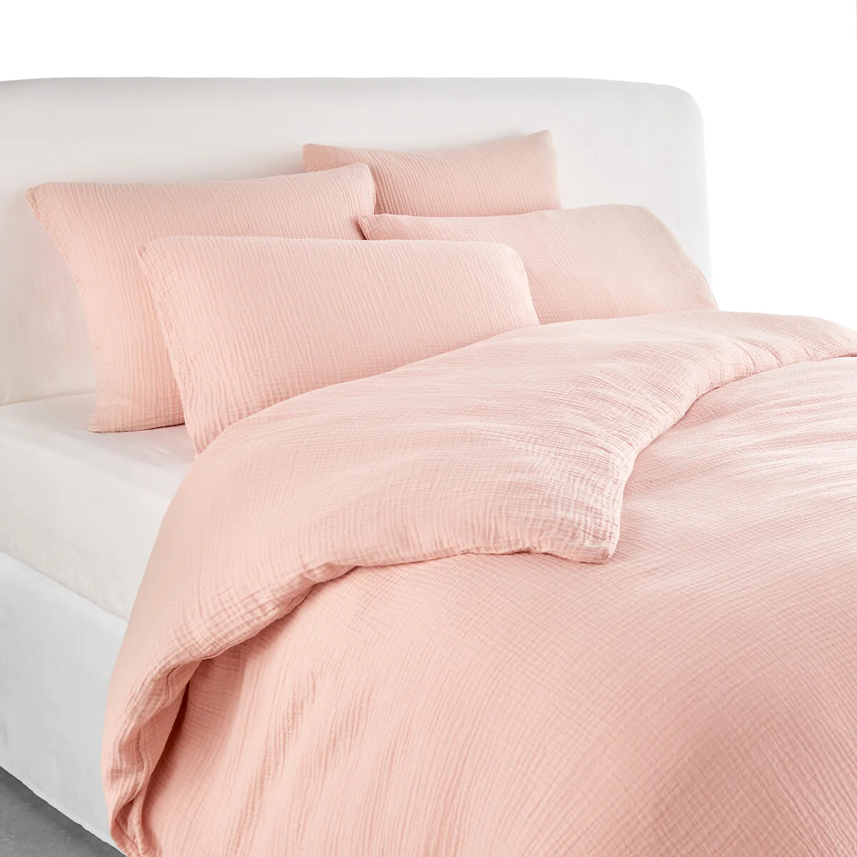 Yafa 100% Organic Cotton Muslin 200 Thread Count Duvet Cover – image 1