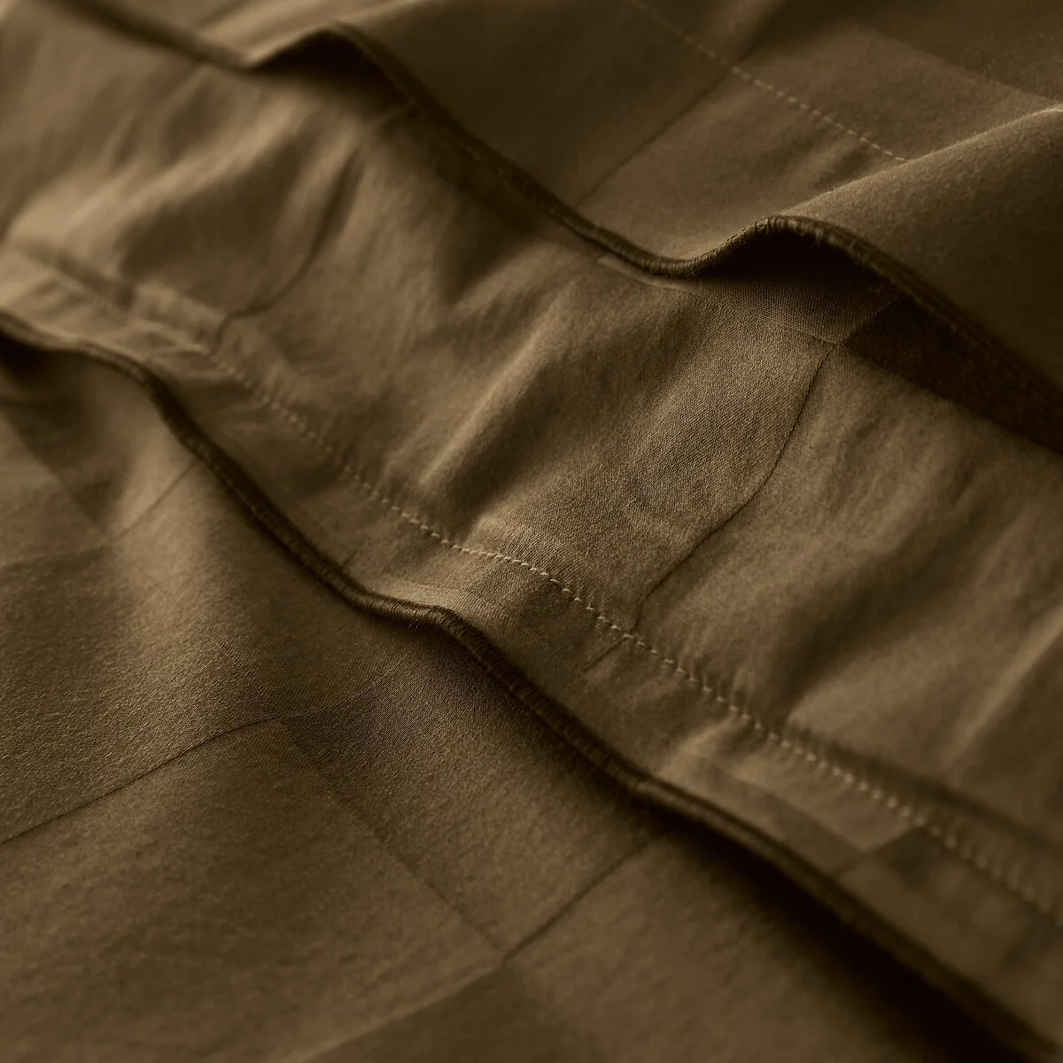 Victor Checkerboard Washed Cotton Satin Duvet Cover – image 3