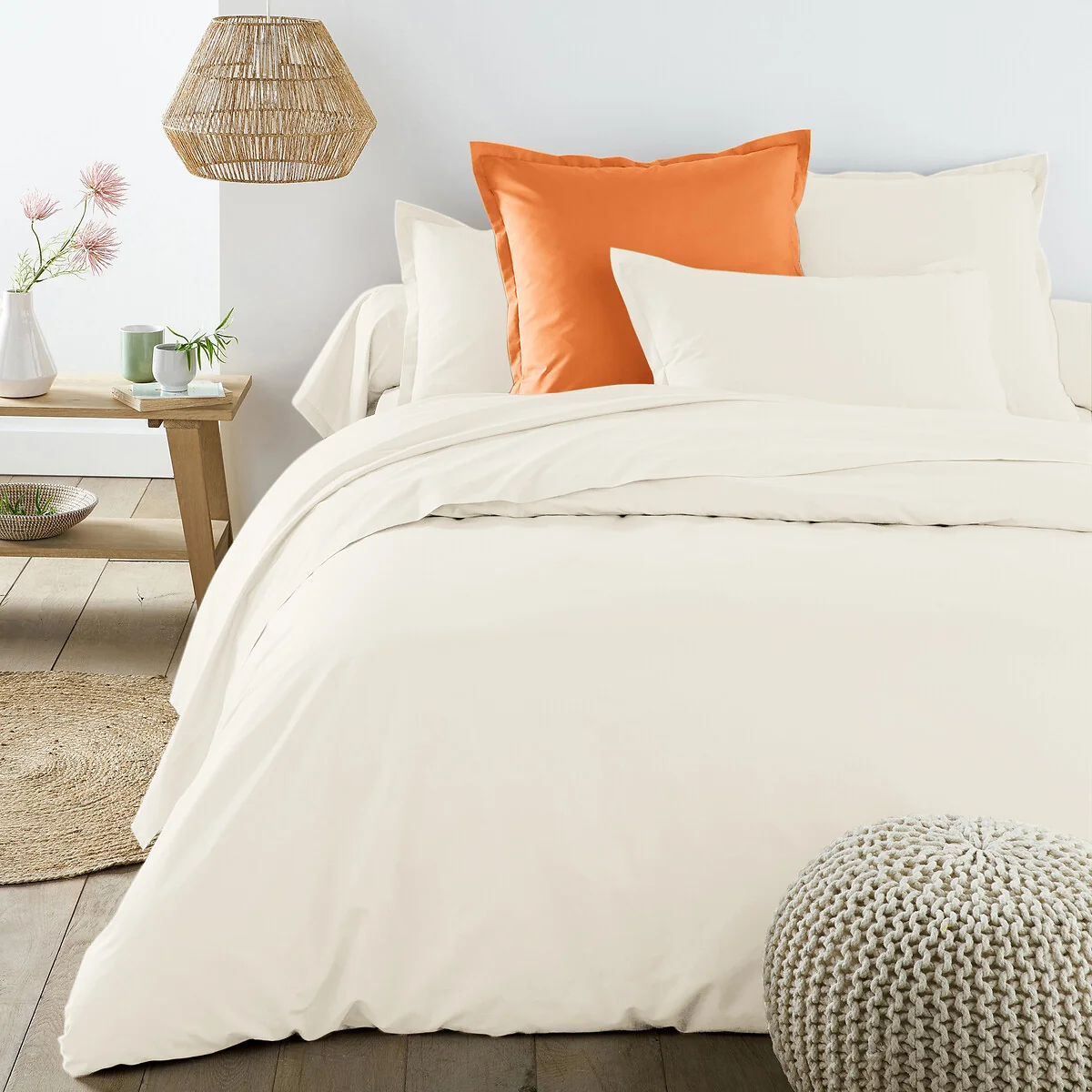 100% Cotton Percale 200 Thread Count Duvet Cover – image 1