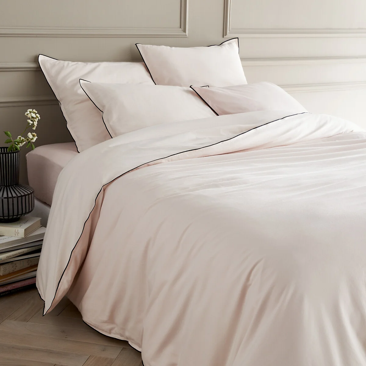 Washed Cotton Voile 400 Thread Count Duvet Cover – image 1