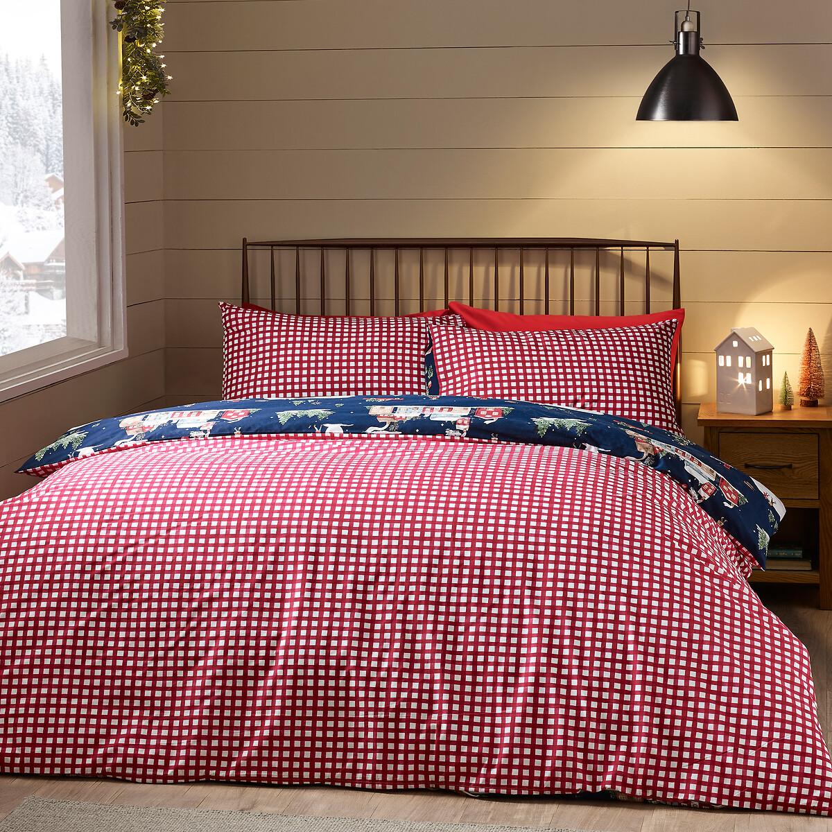 Christmas Ski Village Reversible Duvet Cover Set – image 3