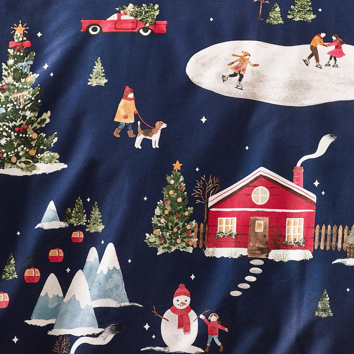 Christmas Ski Village Reversible Duvet Cover Set – image 5