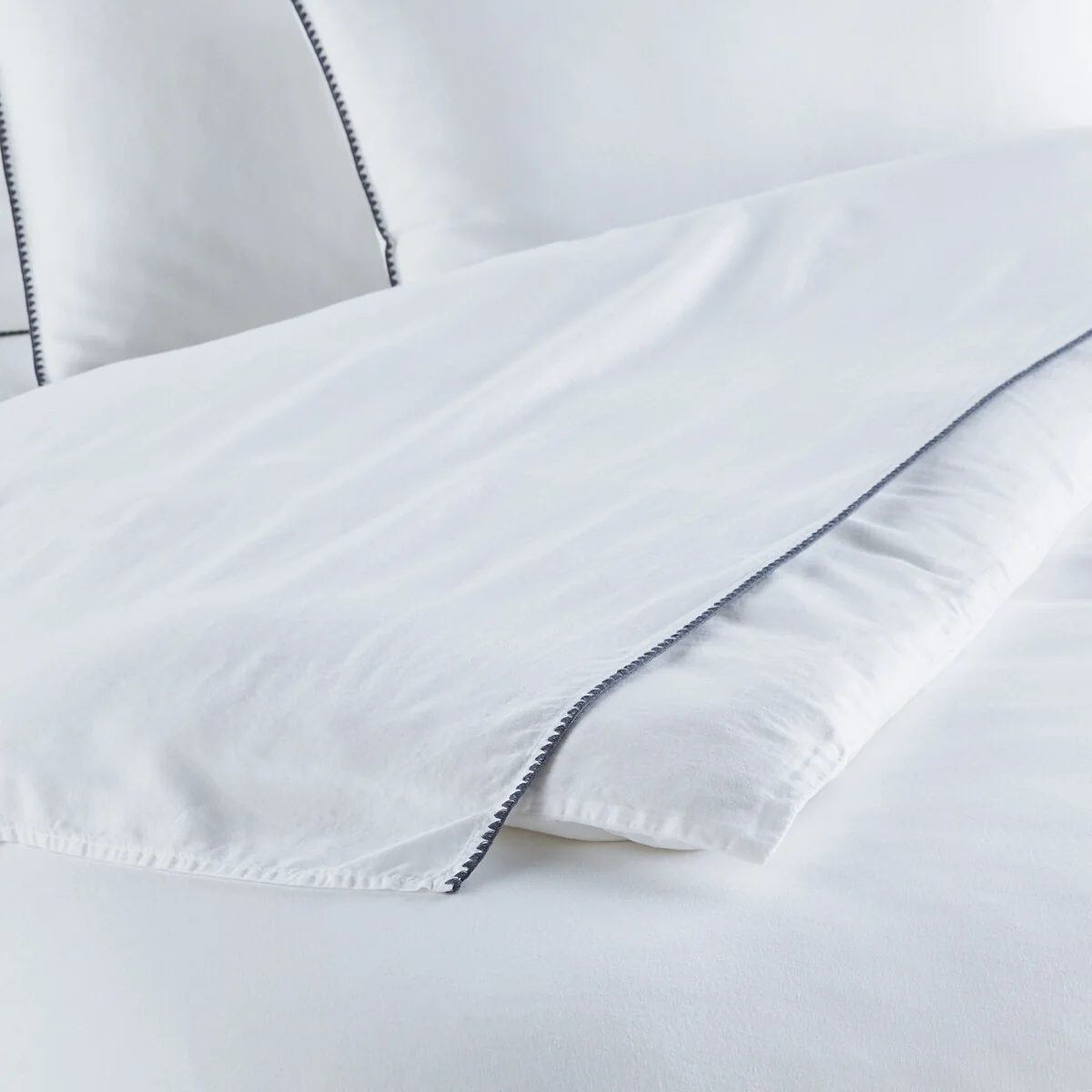 Satina Plain Organic Cotton Satin Lyocell 250 Thread Count Duvet Cover – image 3