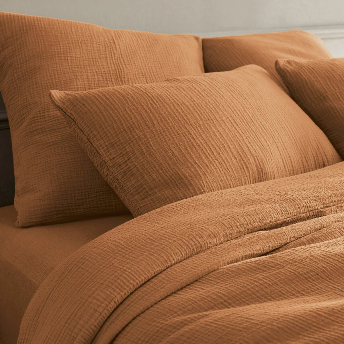 Yafa Organic Cotton Muslin Duvet Cover – image 3